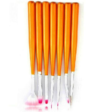 Ouli Nail Art Brushes, 7Pcs-кисточки для дизайна 7 шт